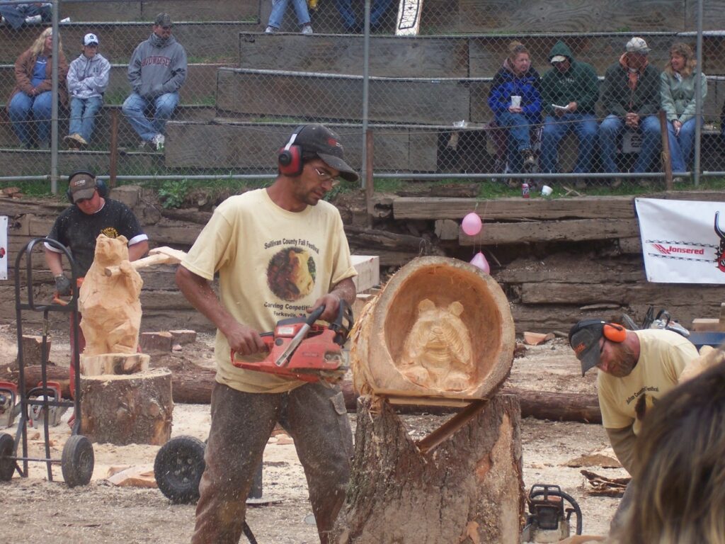 42nd Annual Lumberjack / Chainsaw Carving Competition Events in PA